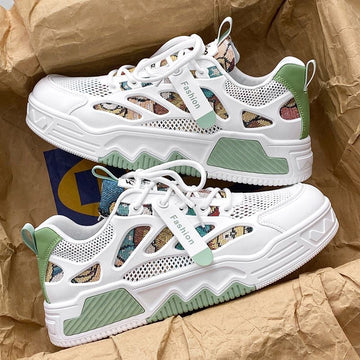 MS875 - Korean Casual Green Shoes